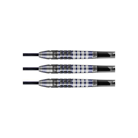 Mario Vandenbogaerde Steel Tip Darts close up image showing detailed grip patterns, machining, coating, and precision craftsmanship