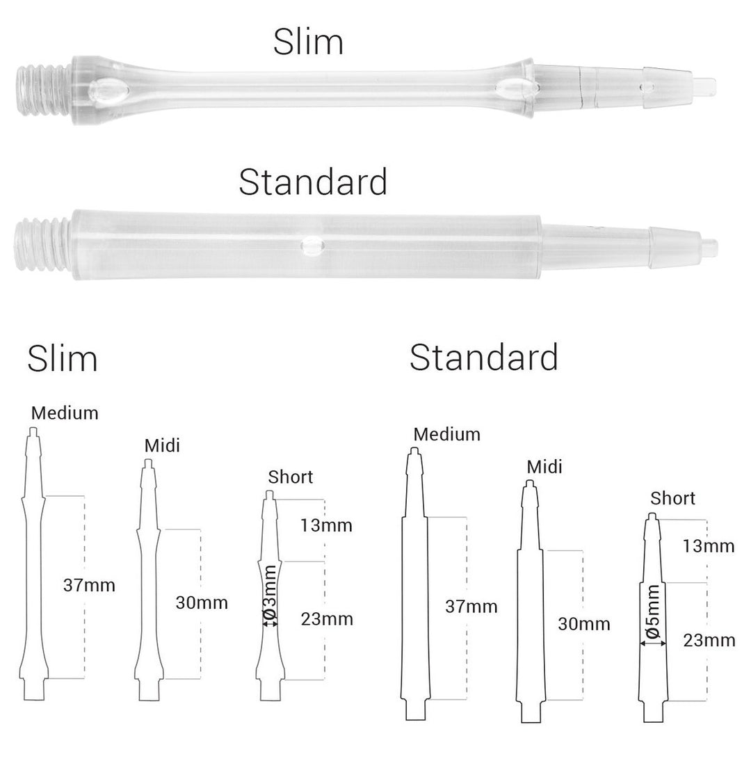 Harrows CLIC Clear System Dart Stems / Shafts