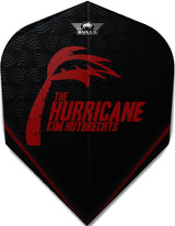 Kim Huybrechts Powerflite Standard Shape Dart Flights - Black Titanium
