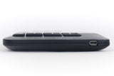 Dartsmate Black Edition Chalkie Plus Darts Scorer White LED image highlighting power, data, and connectivity ports