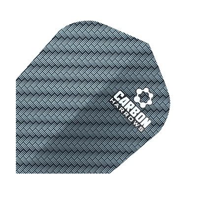 Harrows Carbon Blue Dart Flights Extra Strong main image on a white background.