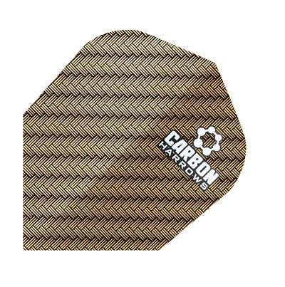 Harrows Carbon Bronze Dart Flights Extra Strong main image on a white background.