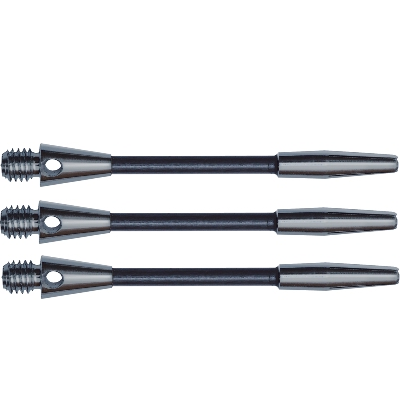 Harrows Carbon Plus Dart Stems Shafts main product image showing the stems, packaging, and included contents