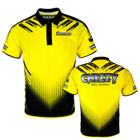 Harrows Dave Chisnall Authentic Replica Dart Shirt main product image showing the official player shirt design and branding