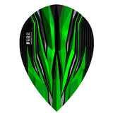 Harrows Fire Green Pear Dart Flights main image on a white background.
