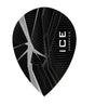 Harrows ICE Recut Clear Pear Dart Flights main product image showing the flight design and product contents