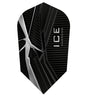 Harrows ICE Recut Clear Slim Dart Flights main product image showing the flight design and product contents