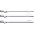 Harrows Keramic White Dart Stems Shafts main product image showing the stems, packaging, and included contents