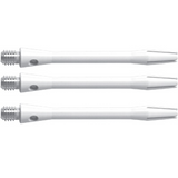 Harrows Keramic White Dart Stems Shafts main product image showing the stems, packaging, and included contents
