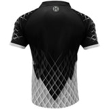 Harrows Paragon White Dart Shirt rear view image showing the back design and shirt styling