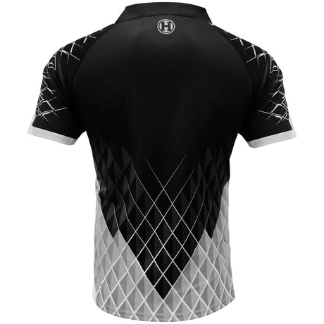 Harrows Paragon White Dart Shirt rear view image showing the back design and shirt styling