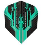 Harrows Prime Jade Oracle Dart Flights main image on a white background.