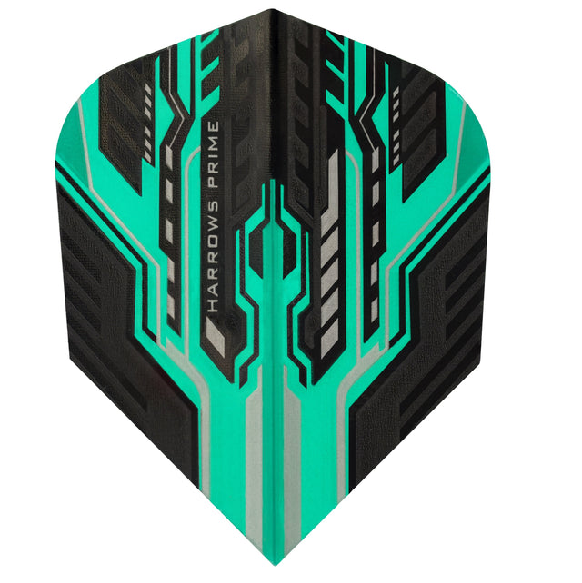 Harrows Prime Jade Oracle Dart Flights main image on a white background.
