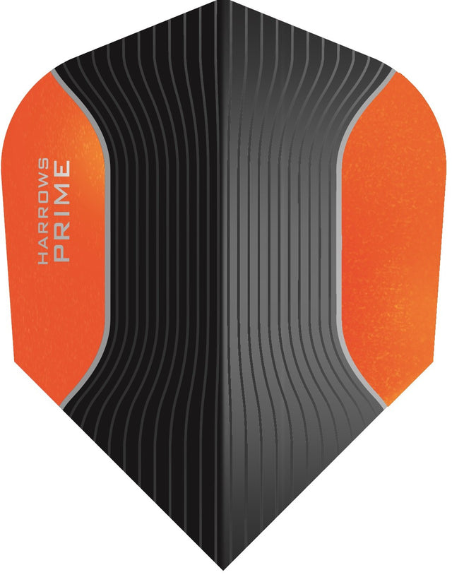 Harrows Prime Orange Wing Dart Flights main image on a white background.