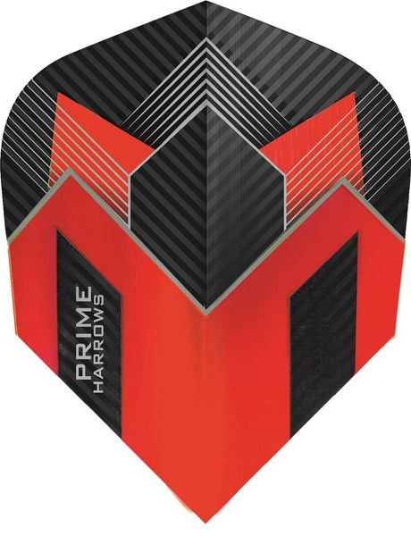 Harrows Prime Red Dart Flights main image on a white background.