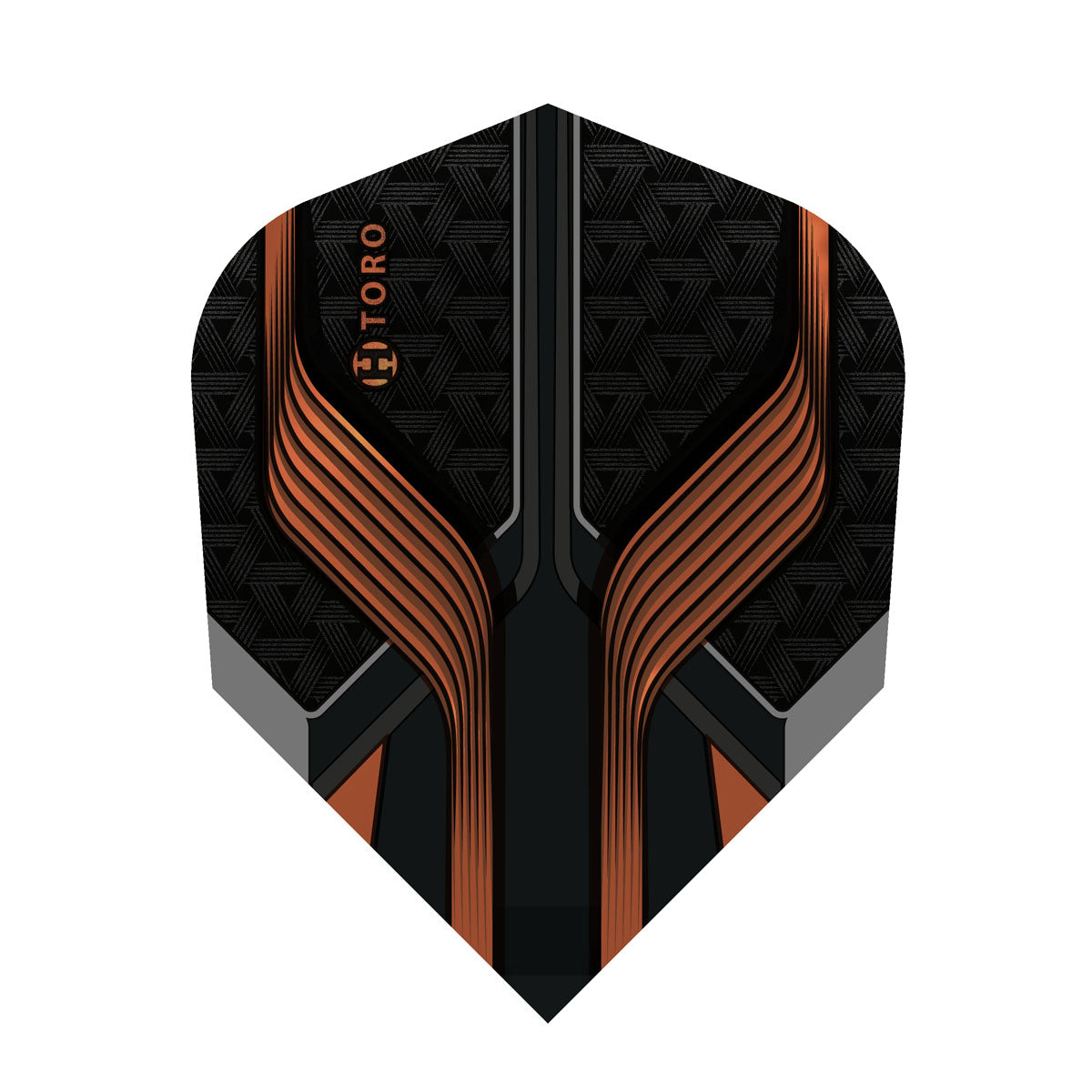Harrows Prime Toro No6 Standard Dart Flights main product image showing the flight design and product contents