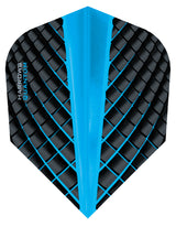 Harrows Quantum Aqua Dart Flights main image on a white background.