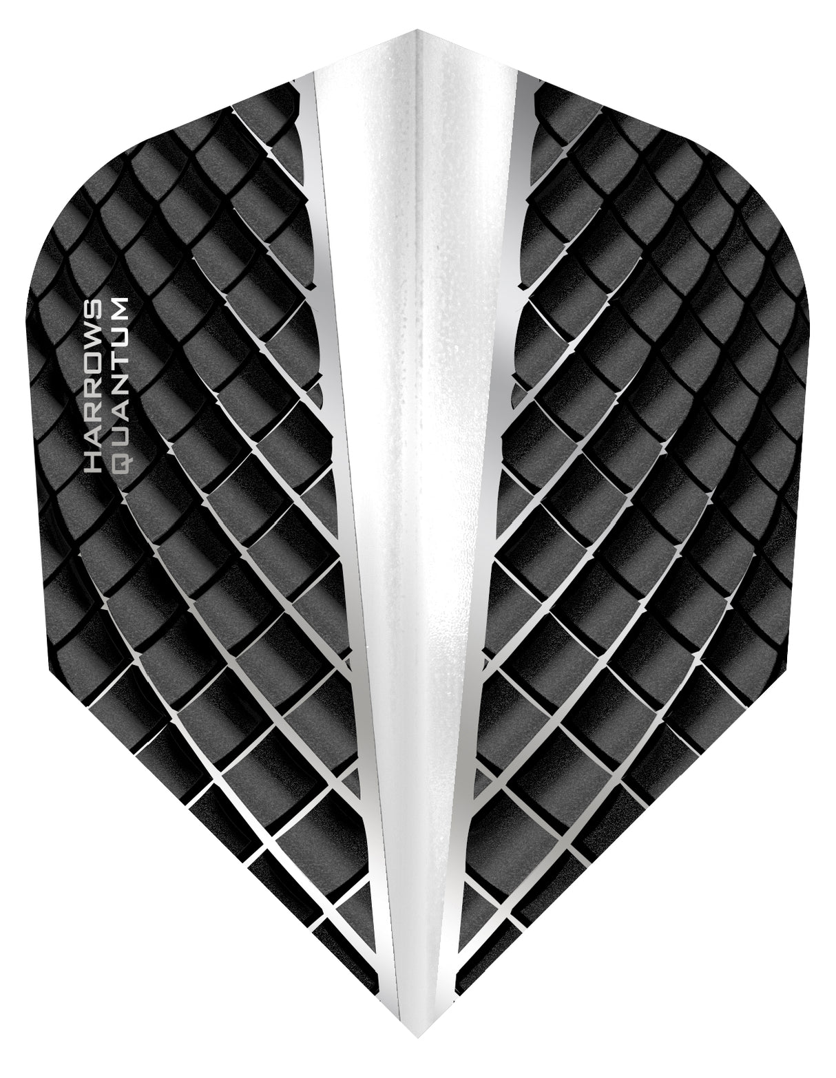 Harrows Quantum Clear Dart Flights main image on a white background.