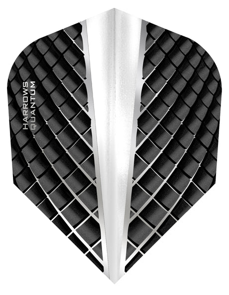 Harrows Quantum Clear Dart Flights main image on a white background.
