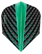 Harrows Quantum Jade Dart Flights main image on a white background.