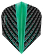 Harrows Quantum Jade Dart Flights main image on a white background.