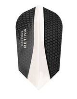 Harrows Retina Slim Clear Dart Flights main product image showing the flight design and product contents