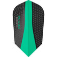 Harrows Retina Slim Jade Dart Flights main product image showing the flight design and product contents