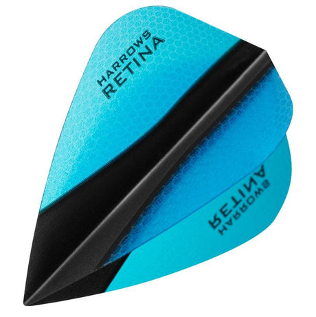 Harrows Retina X Kite Aqua Dart Flights main product image showing the flight design and product contents