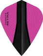 Harrows Retina X Kite Pink Dart Flights main product image showing the flight design and product contents