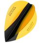 Harrows Retina X Pear Yellow Dart Flights main product image showing the flight design and product contents
