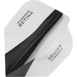 Harrows Retina X Standard Clear Dart Flights main product image showing the flight design and product contents
