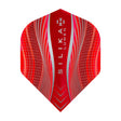 Silika Lumen No2 Standard Red Dart Flights by Harrows main product image on a white background.