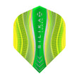 Silika Lumen No2 Standard Yellow Dart Flights by Harrows main product image on a white background.