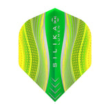 Silika Lumen No2 Standard Yellow Dart Flights by Harrows main product image on a white background.