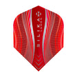 Harrows Silika Lumen No6 Standard Red Dart Flights main product image showing the dart flights and product contents