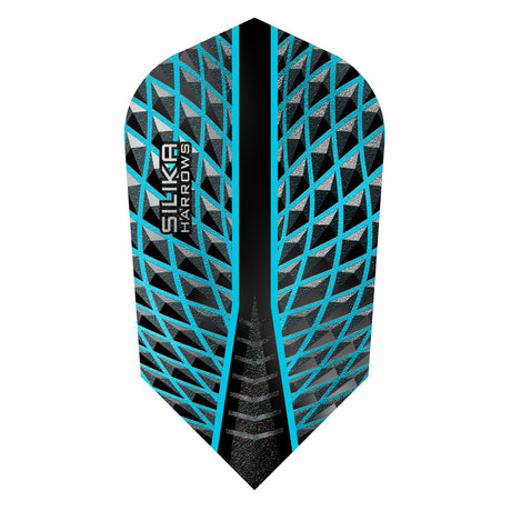 Harrows Silika Slim Aqua Dart Flights main product image showing the dart flights and product contents