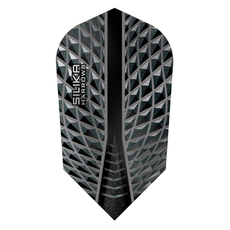 Harrows Silika Slim Smokey Dart Flights main product image showing the dart flights and product contents
