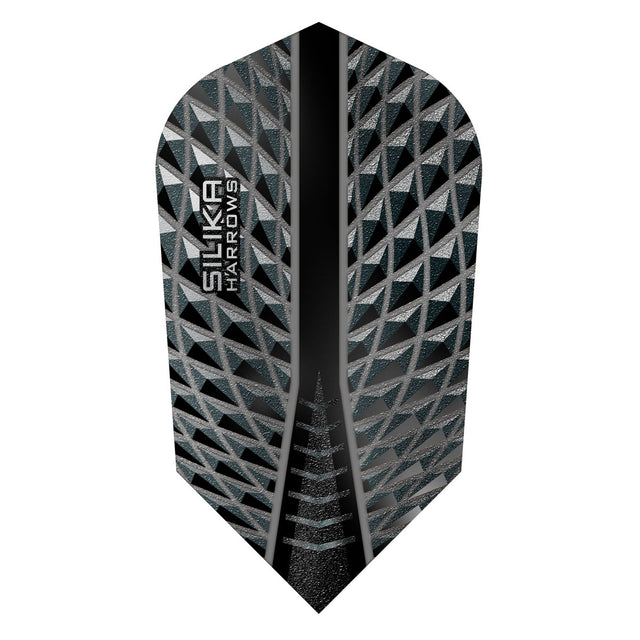 Harrows Silika Slim Smokey Dart Flights main product image showing the dart flights and product contents