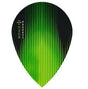 Harrows Sonic Pear Green Dart Flights main product image showing the flight design and product contents