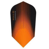 Harrows Sonic Slim Orange Dart Flights main product image showing the flight design and product contents