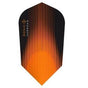 Harrows Sonic Slim Orange Dart Flights main product image showing the flight design and product contents