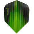 Harrows Sonic Standard Green Dart Flights main product image showing the flight design and product contents