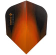 Harrows Sonic Standard Orange Dart Flights main product image showing the flight design and product contents