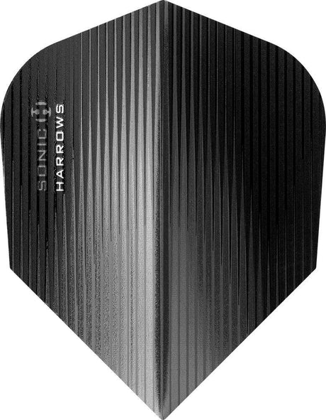 Harrows Sonic Standard Smokey Dart Flights main product image showing the flight design and product contents