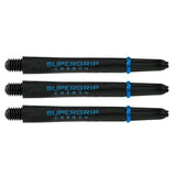 Harrows Supergrip Carbon Extra Strong Dart Stems Shafts Aqua Medium length variant image