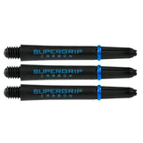 Harrows Supergrip Carbon Extra Strong Dart Stems Shafts Aqua Midi length variant image