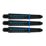 Harrows Supergrip Carbon Extra Strong Dart Stems Shafts Aqua Short length variant image