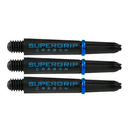 Harrows Supergrip Carbon Extra Strong Dart Stems Shafts Aqua Short length variant image