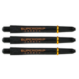 Harrows Supergrip Carbon Extra Strong Dart Stems Shafts Gold Medium length variant image
