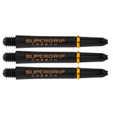 Harrows Supergrip Carbon Extra Strong Dart Stems Shafts Gold Midi length variant image